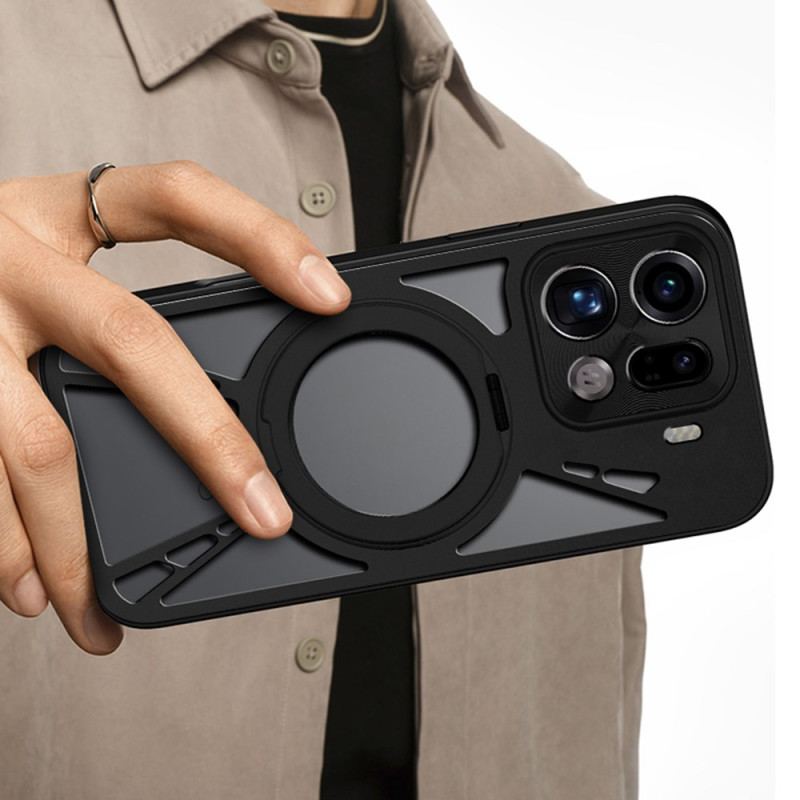 Coque Oppo Find X9 Pro 5G Support Magnétique Rotatif et Dissipation Thermique