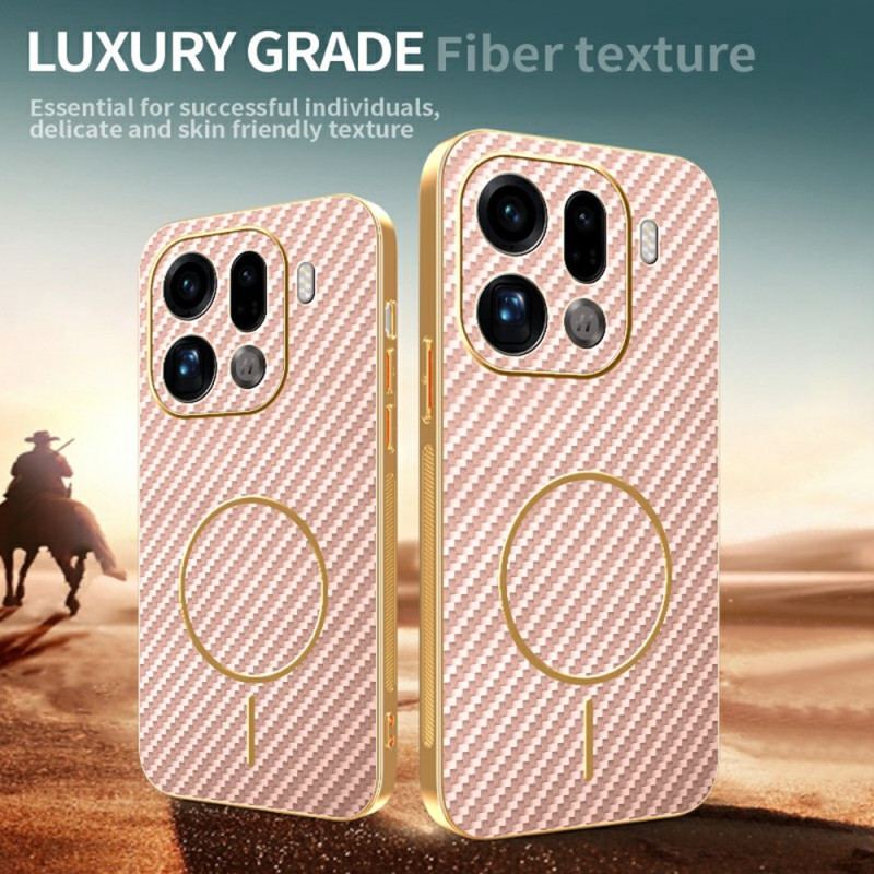 Coque Oppo Find X9 Pro 5G Texture Fibre de Carbone