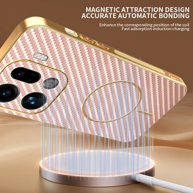 Coque Oppo Find X9 Pro 5G Texture Fibre de Carbone