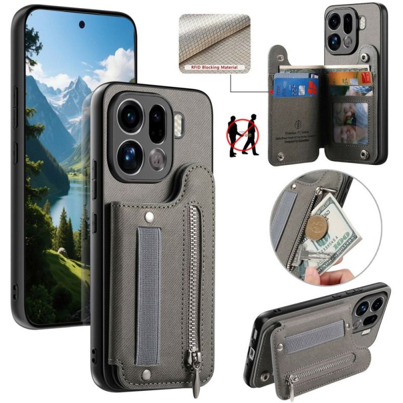 Coque Oppo Find X9 Pro Portefeuille RFID