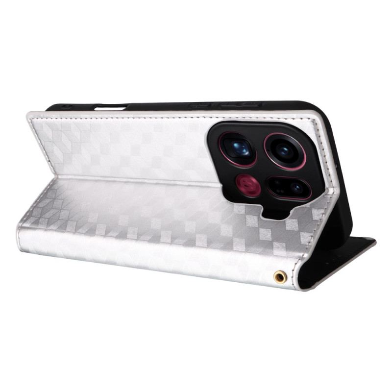 Flip Cover Oppo Find X9 Pro 5G Motif Losanges