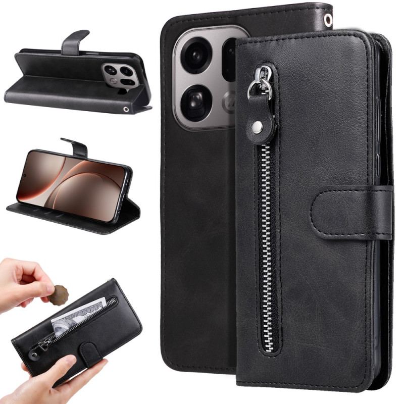 Housse Oppo Find X9 Pro 5G Poche Zippée