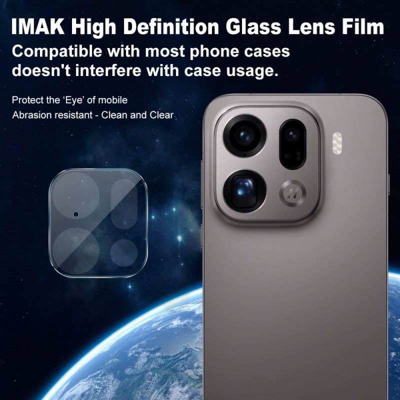 Lentille de Protection en Verre Trempé pour Oppo Find X9 Pro 5G