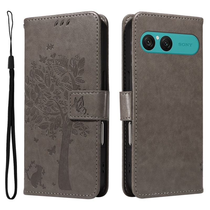 Housse Sony Xperia 10 VII Arbre au Chat