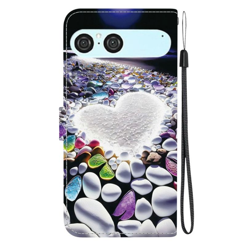 Housse Sony Xperia 10 VII Coeur Blanc