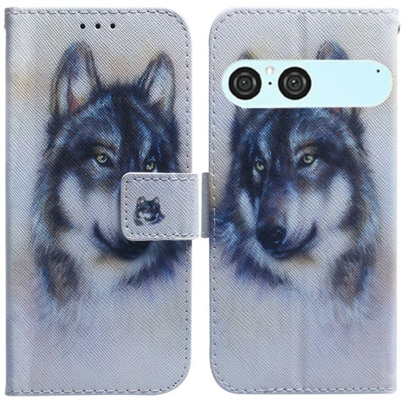 Housse Sony Xperia 10 VII Loup Aquarelle
