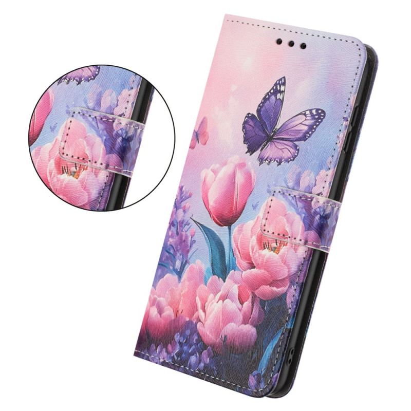 Housse Sony Xperia 10 VII Motif Floral Rose