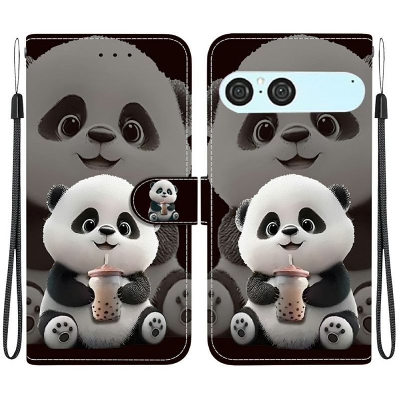 Housse Sony Xperia 10 VII Panda Biberon