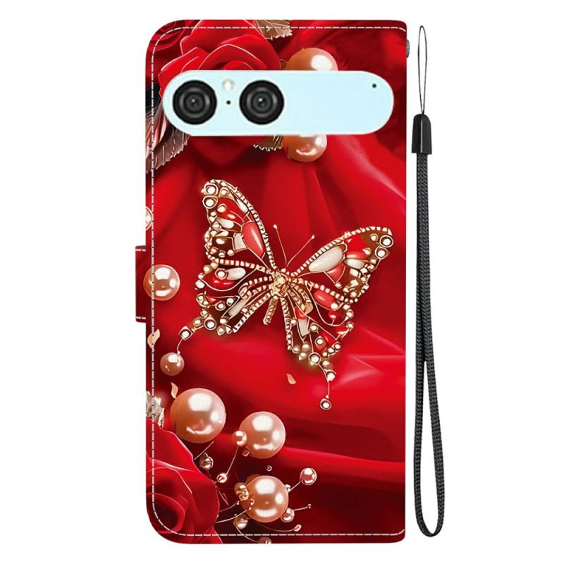Housse Sony Xperia 10 VII Papillon et Perles