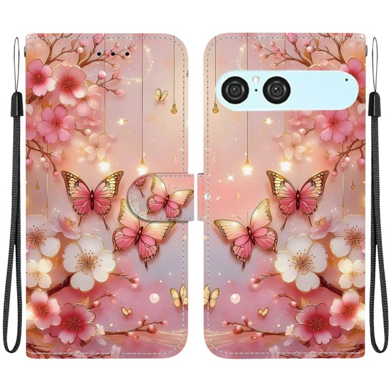 Housse Sony Xperia 10 VII Papillons Lanterne
