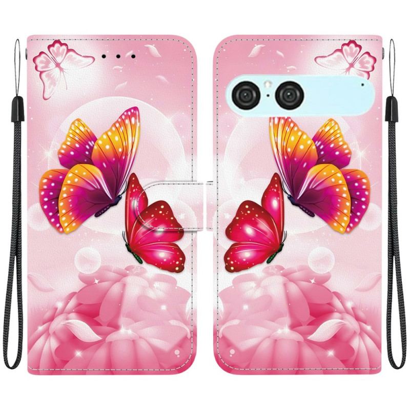 Housse Sony Xperia 10 VII Papillons Roses