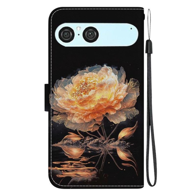 Housse Sony Xperia 10 VII Pivoine Orange