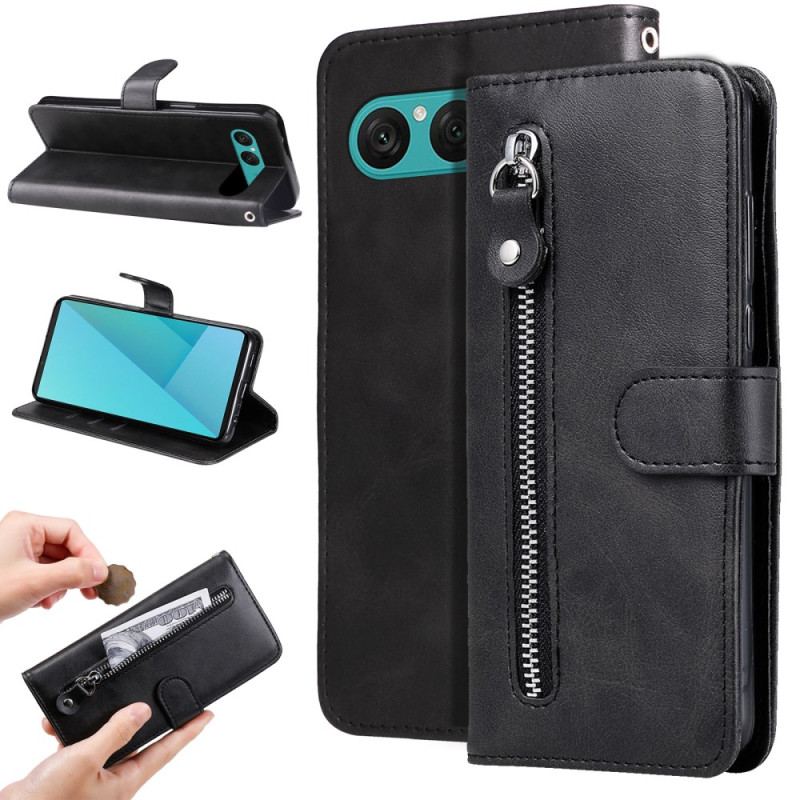 Housse Sony Xperia 10 VII Poche Zippée