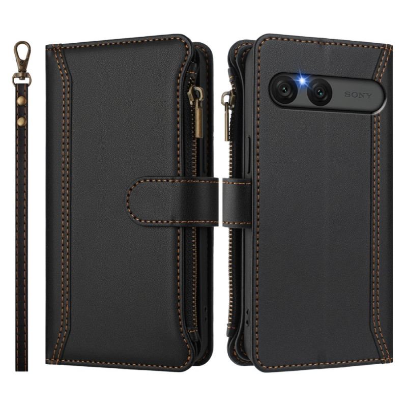 Housse Sony Xperia 10 VII Portefeuille 9 Porte-Cartes