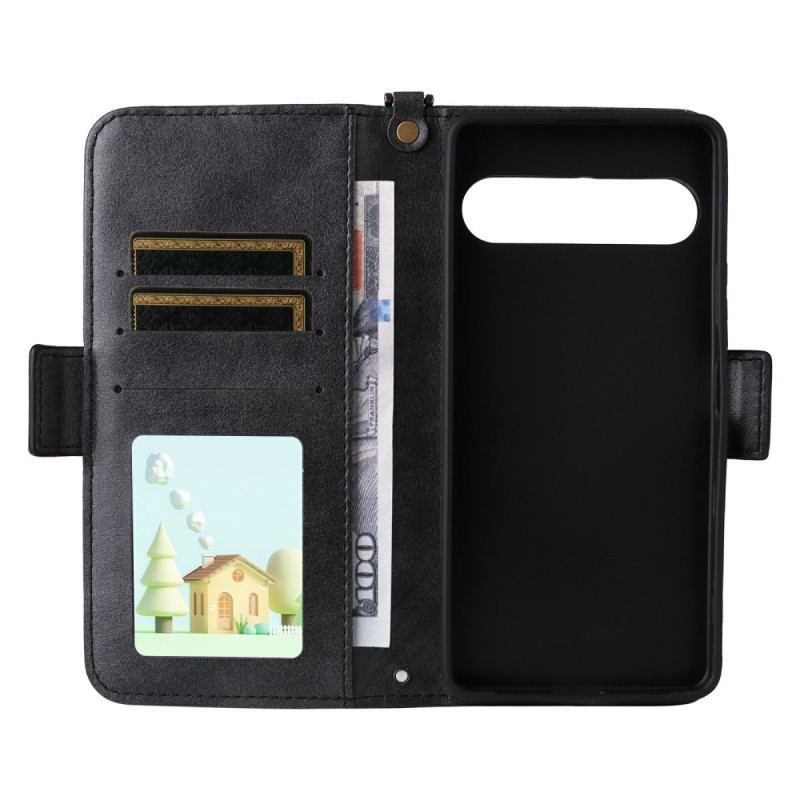 Housse Sony Xperia 10 VII Portefeuille avec Bandoulière