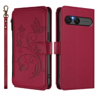 Housse Sony Xperia 10 VII Portefeuille RFID Floral