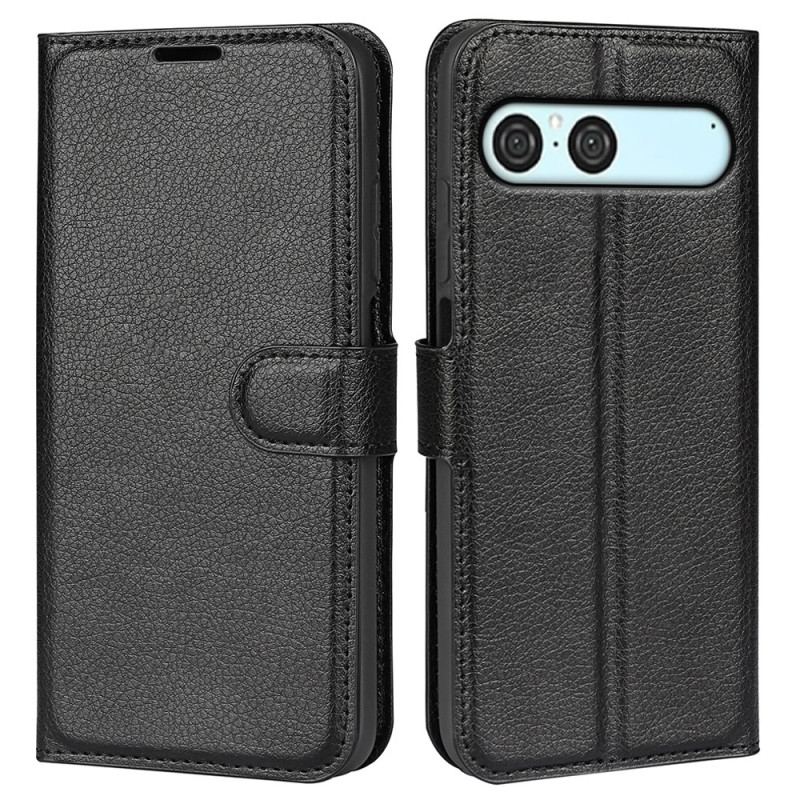 Housse Sony Xperia 10 VII Simili Cuir Litchi