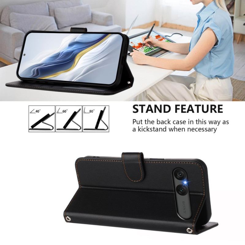 Housse Sony Xperia 10 VII Simili Cuir Uni