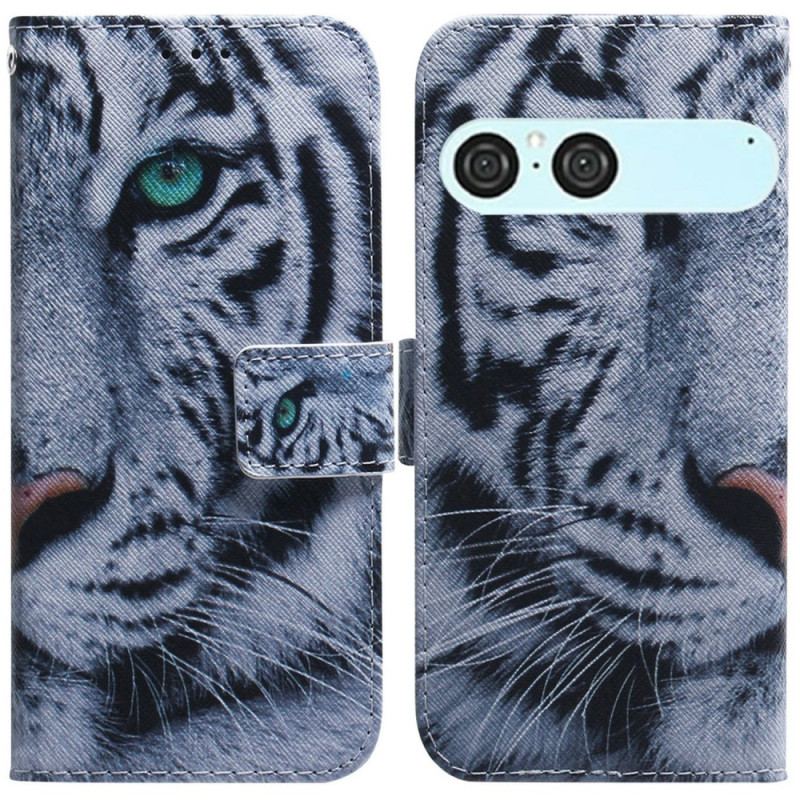 Housse Sony Xperia 10 VII Tigre Blanc