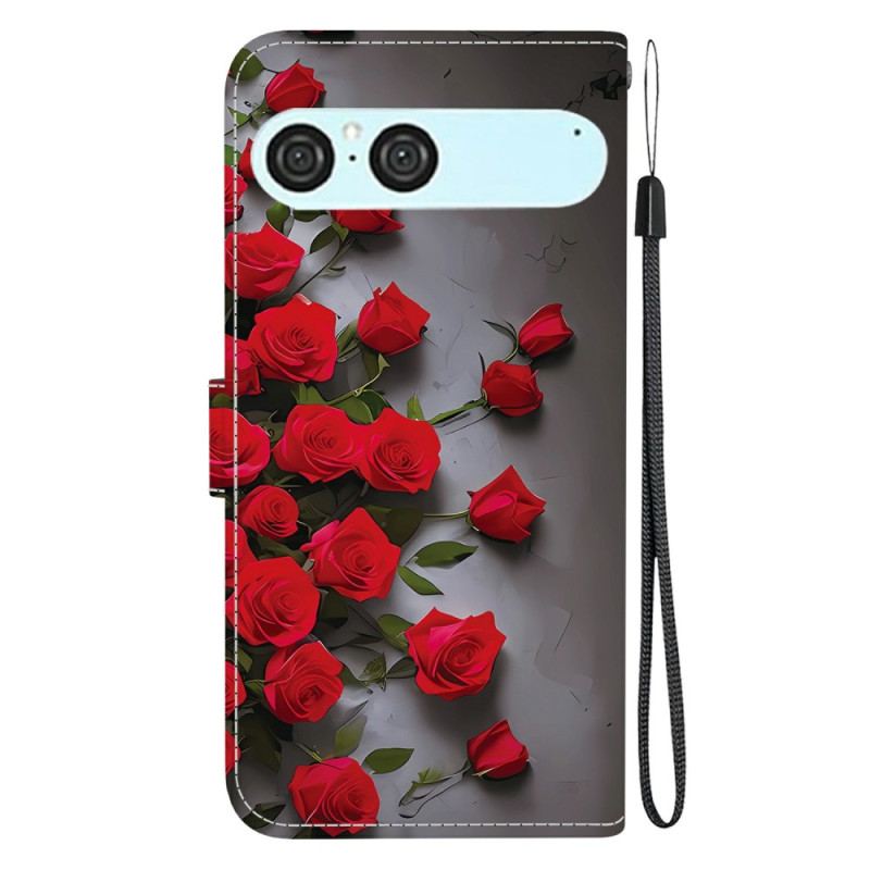 Housse Xperia 10 VII Roses Rouges