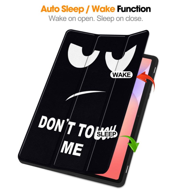 Smart Case Samsung Galaxy Tab S10 Lite Porte-Stylet Don't Touch Me
