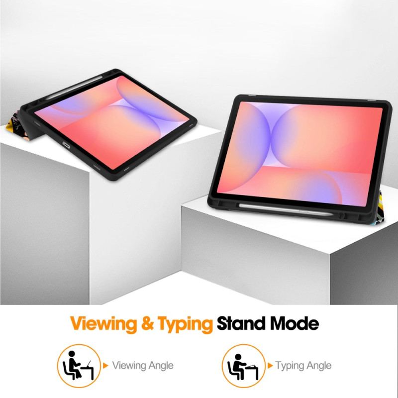 Smart Case Samsung Galaxy Tab S10 Lite Porte-Stylet Graffiti