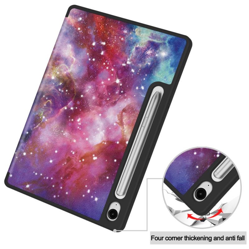 Smart Case Samsung Galaxy Tab S10 Porte-Stylet Cosmos