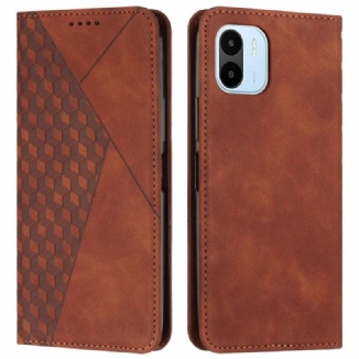 Flip Cover Xiaomi Redmi A1 Skin-Touch style Cubique