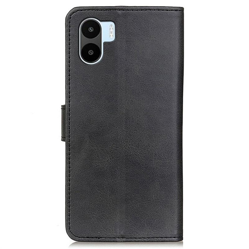 Housse Xiaomi Redmi A1 Matte Effet Cuir Rétro