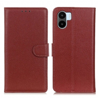 Housse Xiaomi Redmi A1 Simili Cuir Litchi