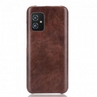 Coque Azus Zenfone 8 Effet Cuir Litchi