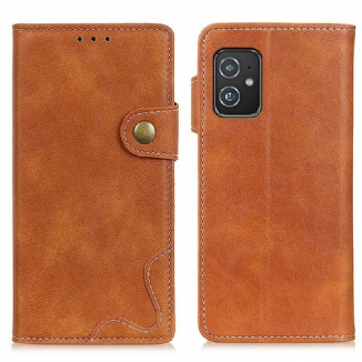 Housse Azus Zenfone 8 Artistique Couture Bouton
