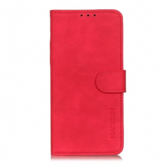 Housse Azus Zenfone 8 Matte Effet Cuir Vintage KHAZNEH