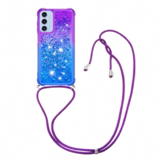 Coque à Cordon Samsung Galaxy A17 4G / 5G Gradient Paillettes