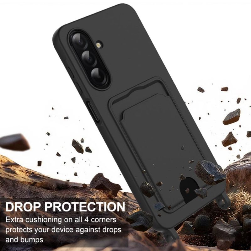 Coque à Cordon Samsung Galaxy A17 4G / 5G Porte-Carte