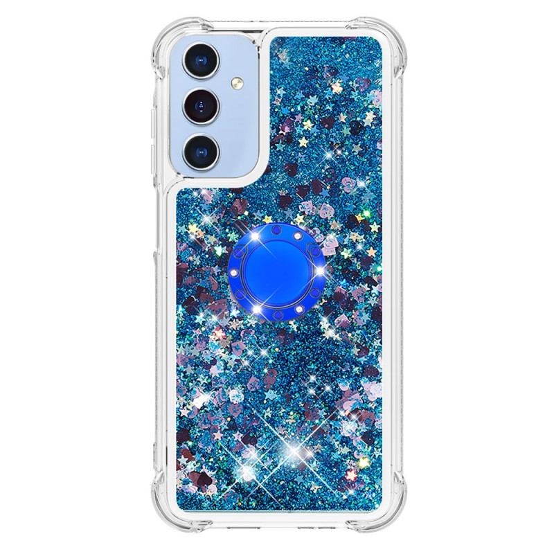 Coque Samsung Galaxy A17 4G / 5G Anneau-Support Paillettes