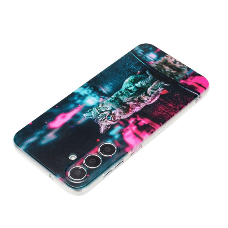 Coque Samsung Galaxy A17 4G / 5G Chat au Feu de Circulation