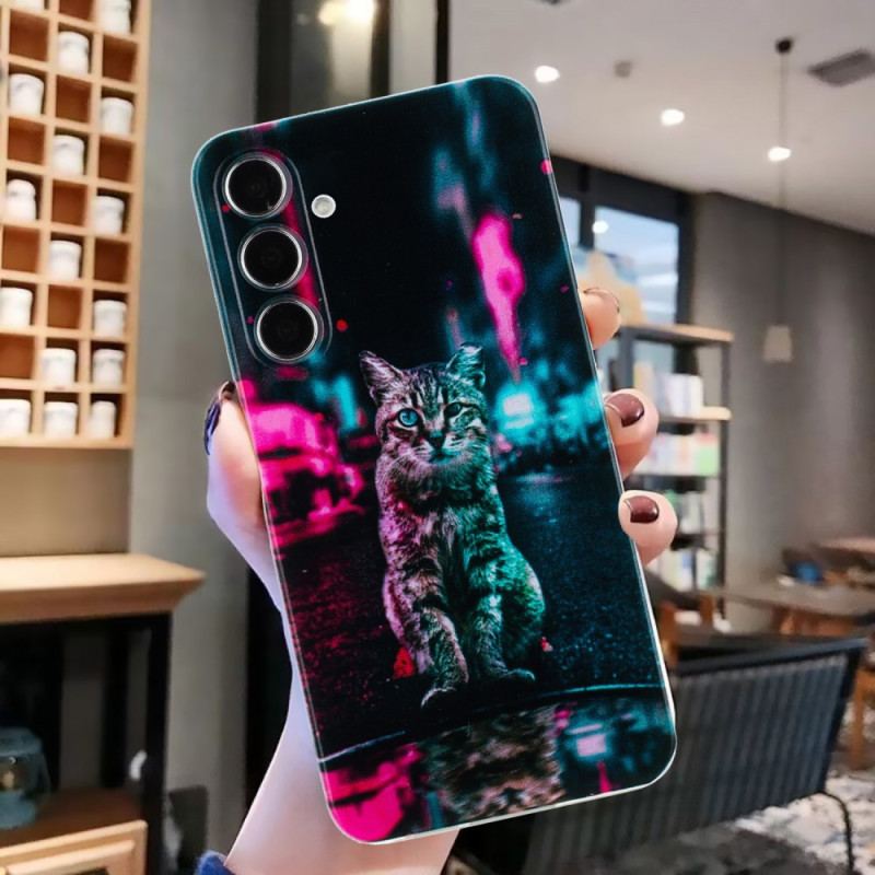 Coque Samsung Galaxy A17 4G / 5G Chat au Feu de Circulation