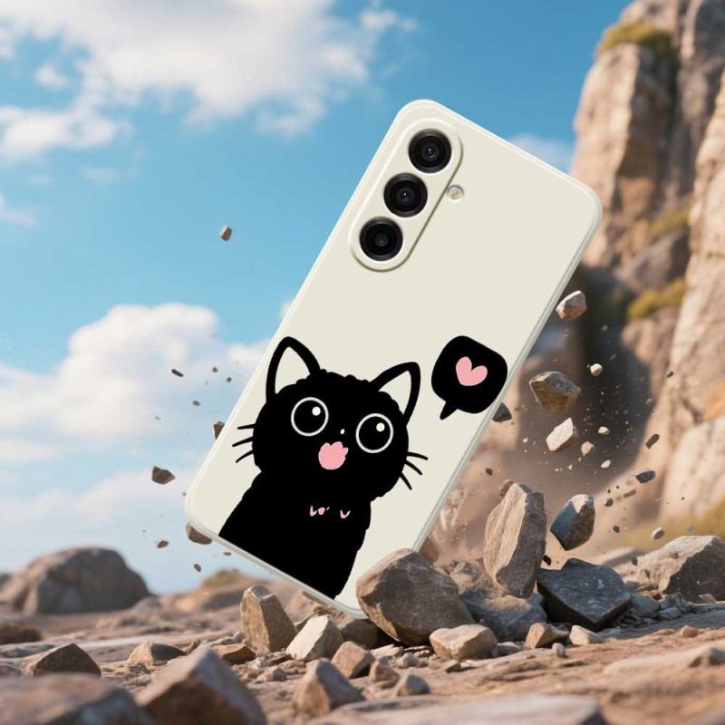 Coque Samsung Galaxy A17 4G / 5G Chat Noir