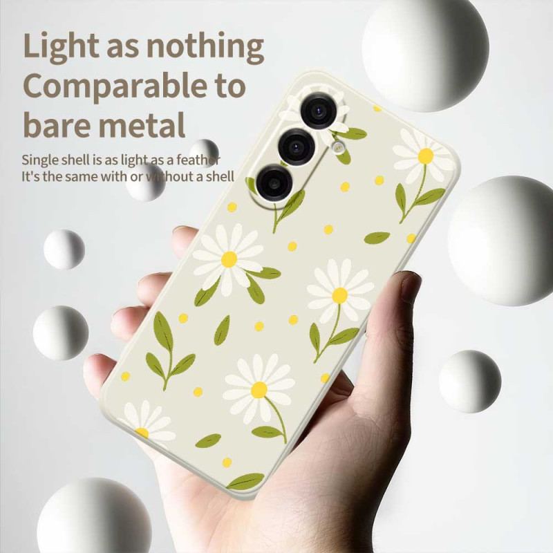 Coque Samsung Galaxy A17 4G / 5G Fleurettes Blanches