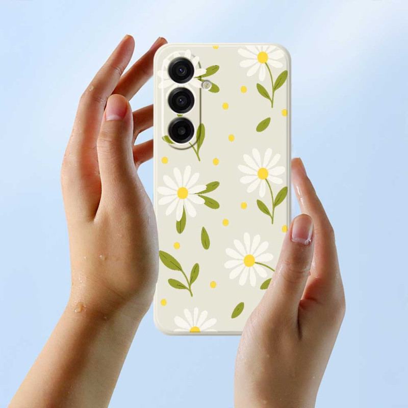Coque Samsung Galaxy A17 4G / 5G Fleurettes Blanches