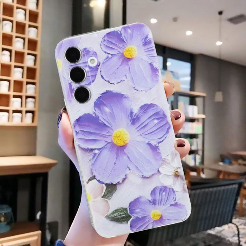 Coque Samsung Galaxy A17 4G / 5G Fleurs Violettes