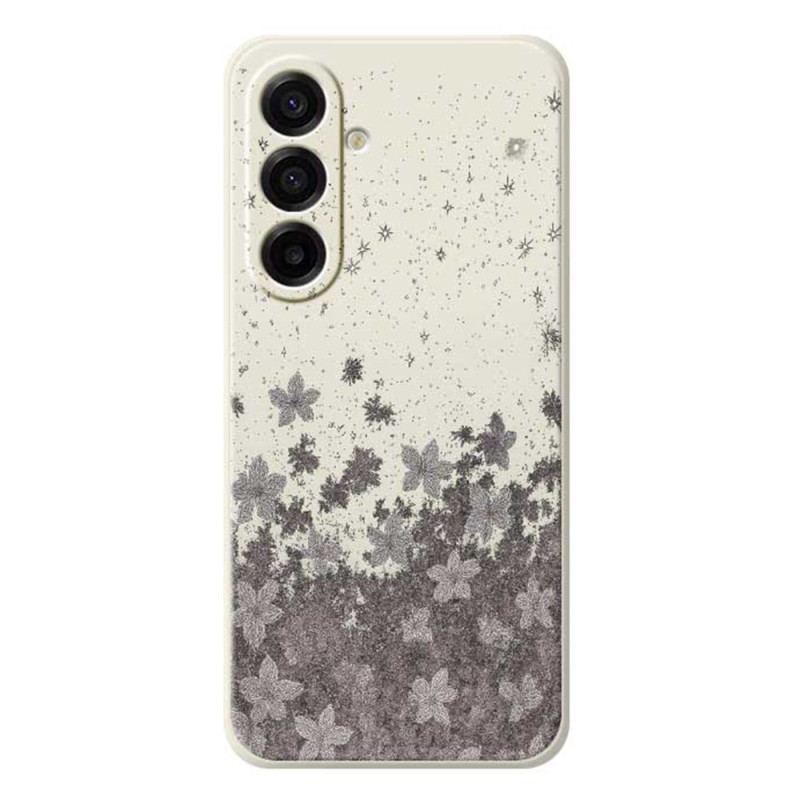 Coque Samsung Galaxy A17 4G / 5G Florale Grise