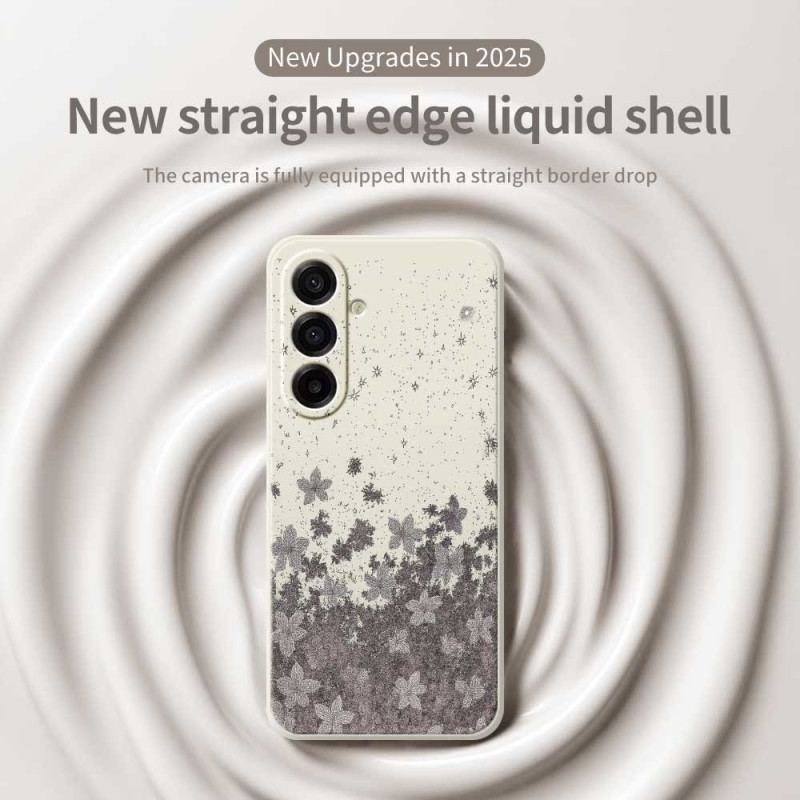 Coque Samsung Galaxy A17 4G / 5G Florale Grise