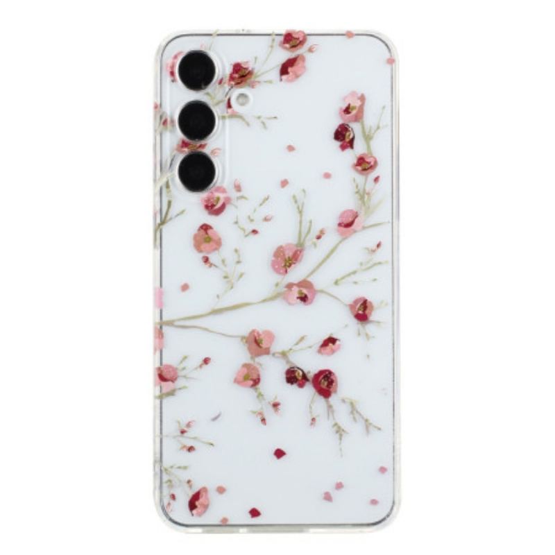 Coque Samsung Galaxy A17 4G / 5G Florale Rouge