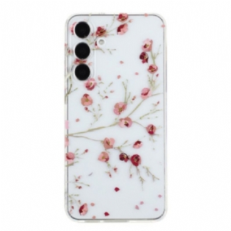 Coque Samsung Galaxy A17 4G / 5G Florale Rouge