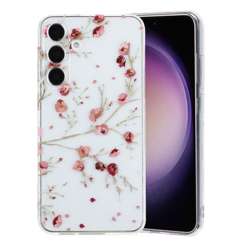 Coque Samsung Galaxy A17 4G / 5G Florale Rouge