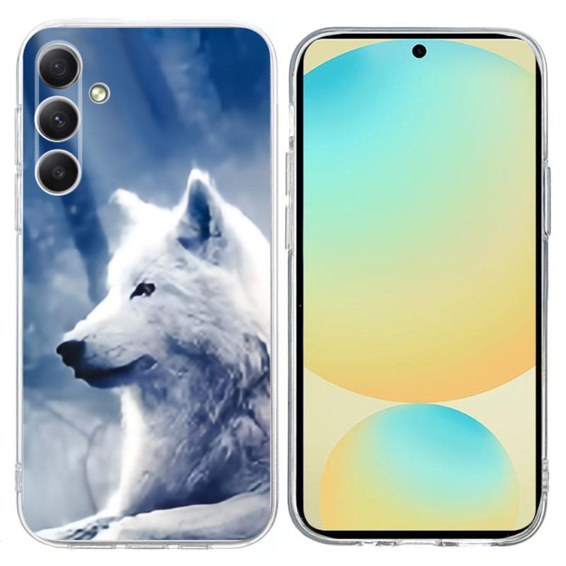 Coque Samsung Galaxy A17 4G / 5G Loup Blanc