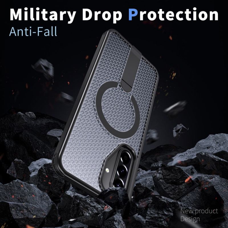 Coque Samsung Galaxy A17 4G / 5G Magnétique Texture Grillagée