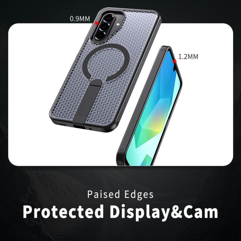 Coque Samsung Galaxy A17 4G / 5G Magnétique Texture Grillagée